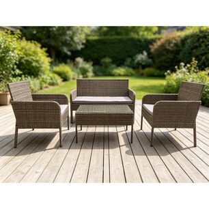 Juego De Terraza Casa Ideal Zanzibar / 4 Personas