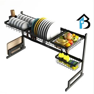 Escurridor De Platos Secado Multiuso Acero Inoxidable 85cm