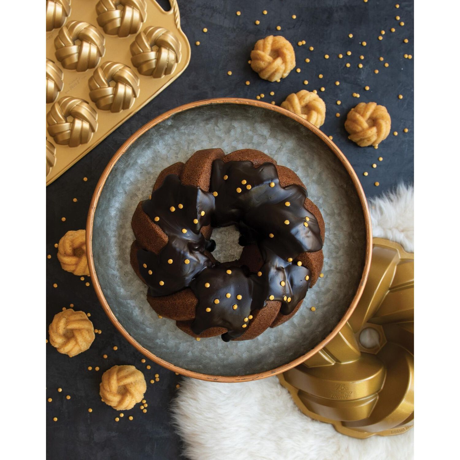 Pine Forest Bundt Pan Nordic Ware image number 5.0