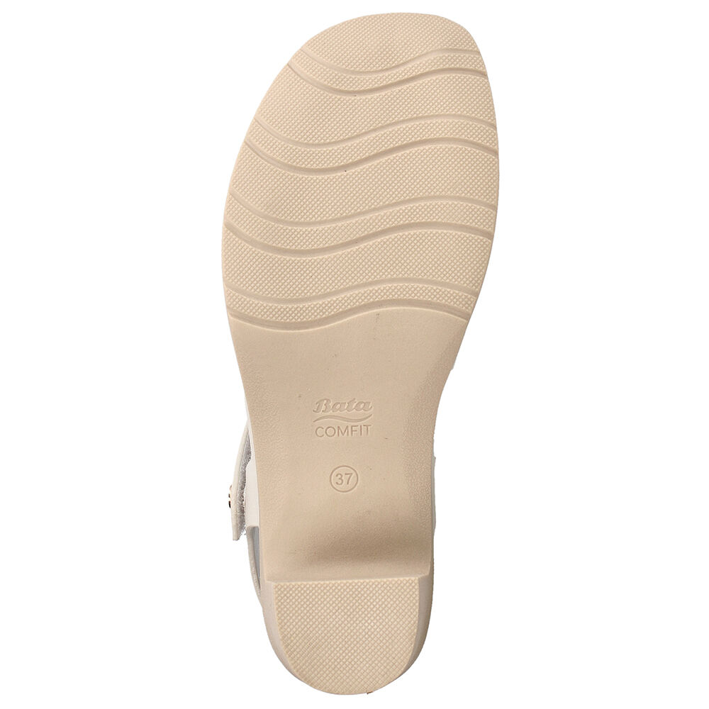 Sandalia Mujer Bata Comfit Mimosa Crema image number 6.0