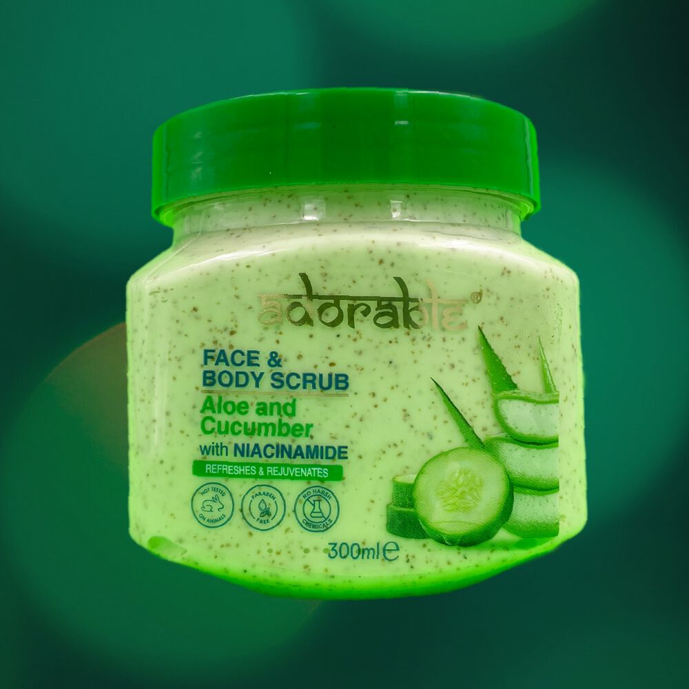 Adorable Exfoliante Aloe & Cucumber Con Niacinamide 300 Ml image number 2.0