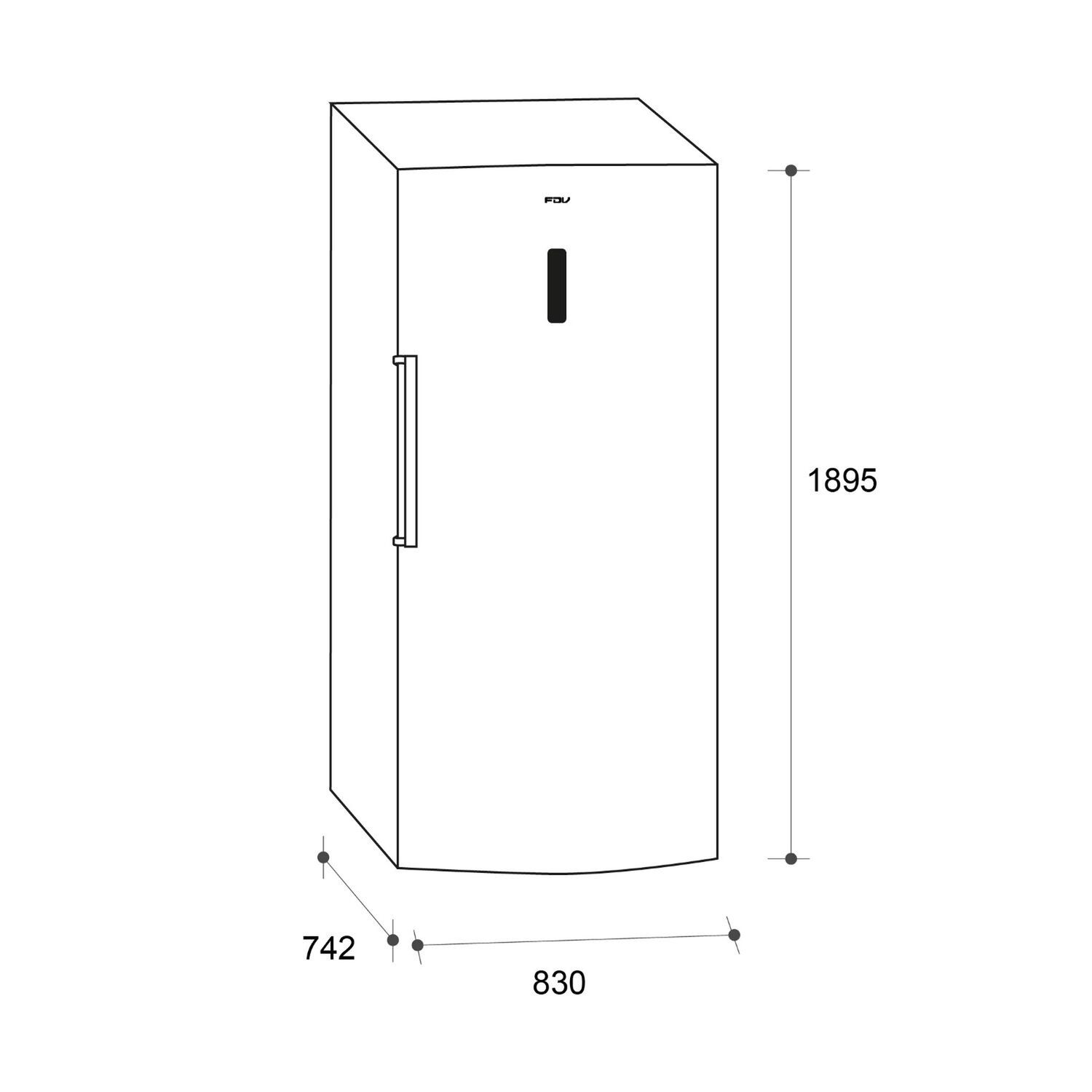 Refrigerador O Freezer Duomax 600 Litros Fdv image number 7.0