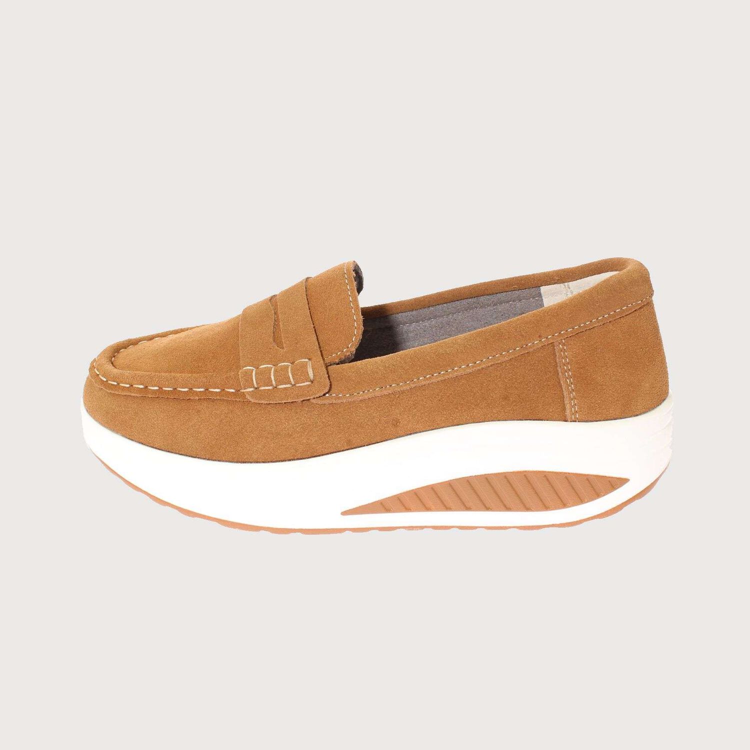 Mocas&iacute;n Confort Marr&oacute;n V&iacute;a Franca Art. 52110b31153brown image number 1.0