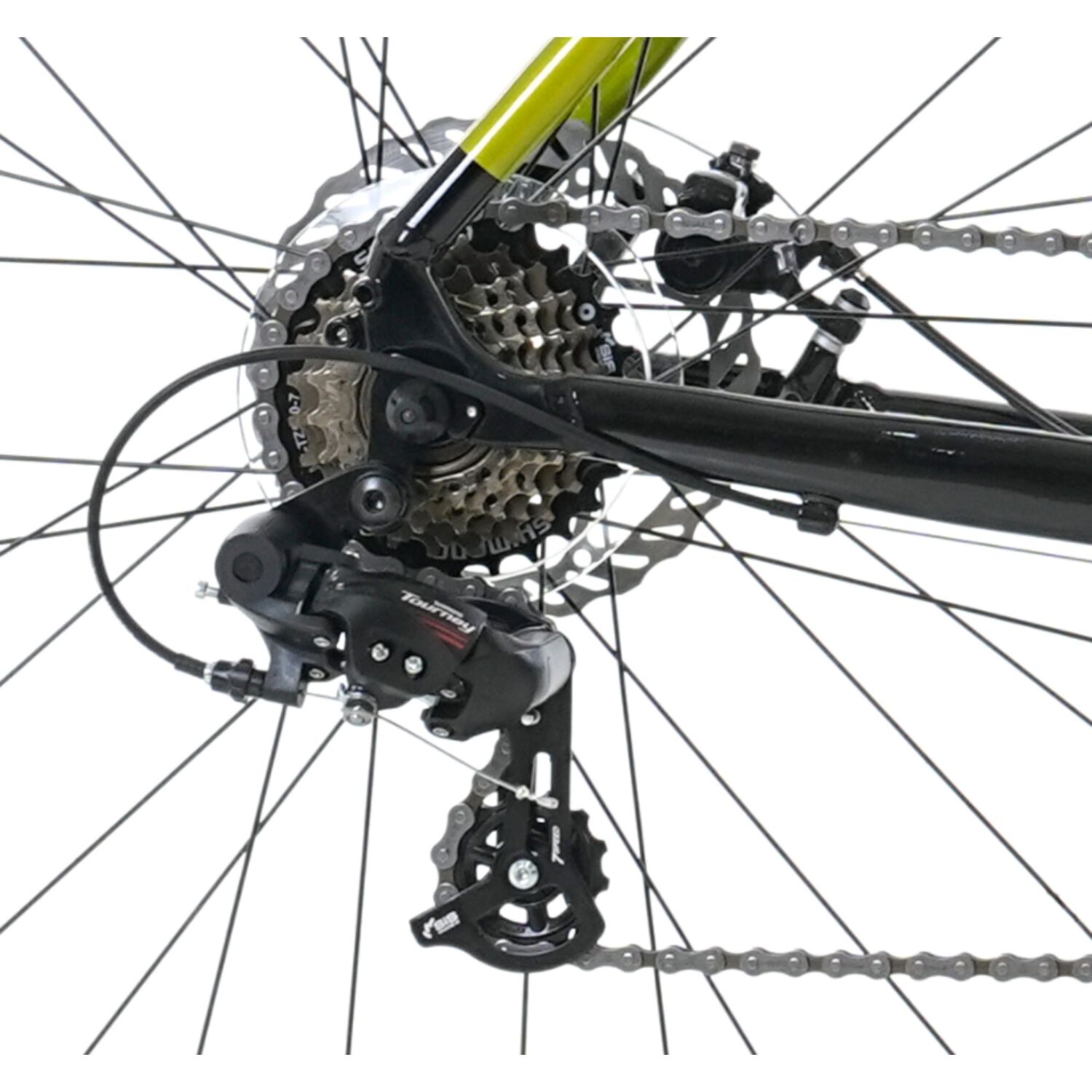 Bicicleta Gravel Totem 700*54 Gravel-x Negro Verde image number 3.0