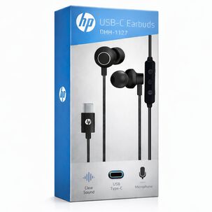 Aud&iacute;fonos Hp Usb-c Con Manos Libre High Bass 1.2m Dhh-1127