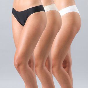Pack 3x Tanga Flores Mujer 6382-24
