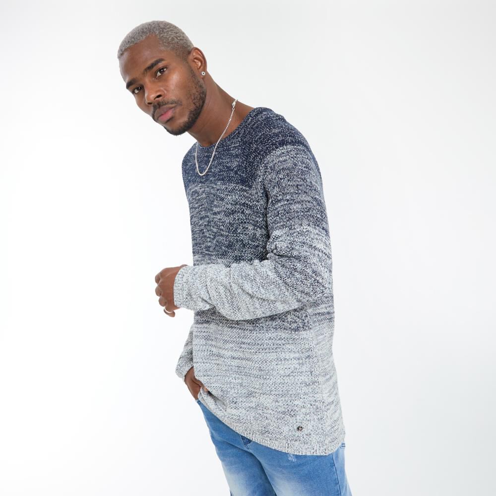 Sweater Slim Manga Larga Cuello Redondo Hombre Rolly Go image number 2.0