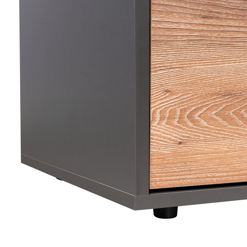 Velador 1 Cajon Melamina 52x50x40 Cm Café image number 7.0