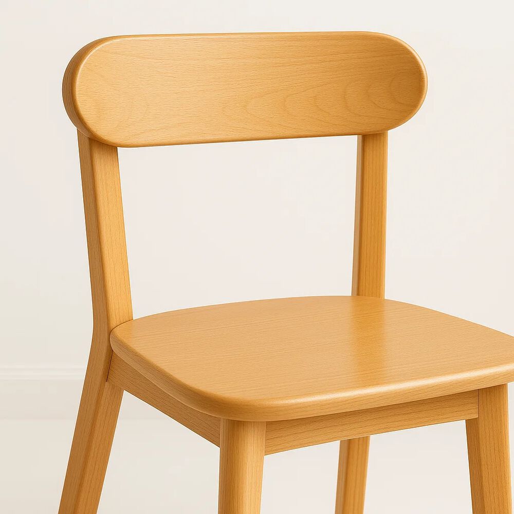 Silla Fresno De Madera - Natural image number 5.0