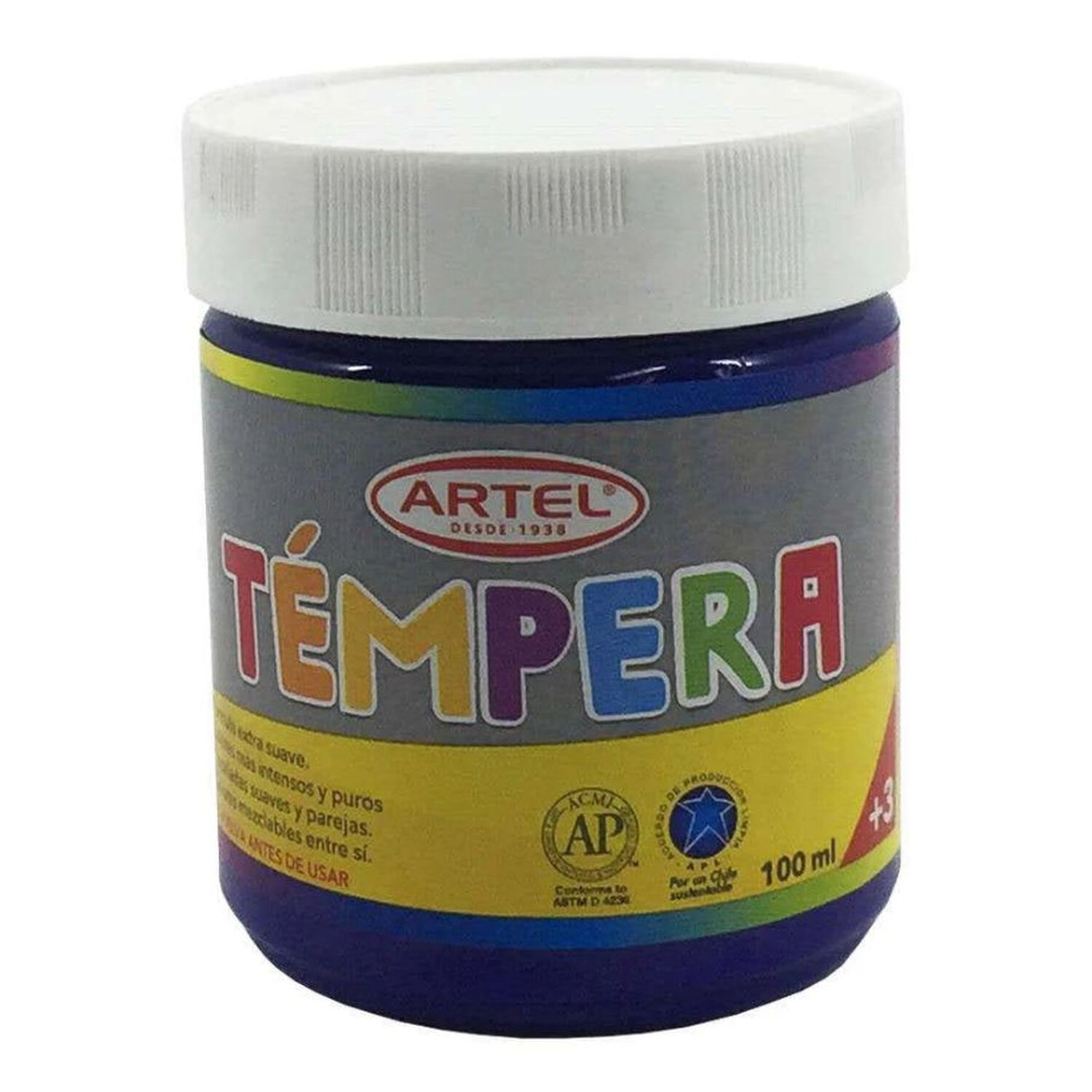 Frasco 100ml Tempera Azul Ultram 44 image number 1.0