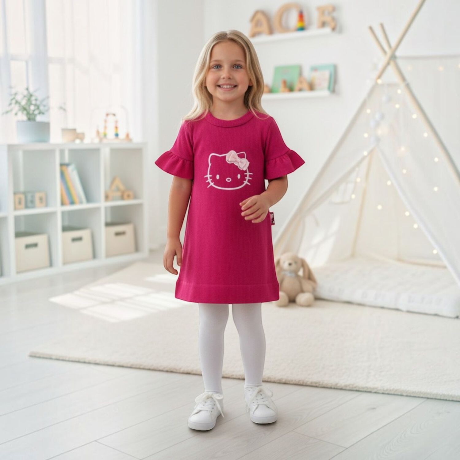 Vestido Ni&ntilde;a Hello Kitty image number 0.0