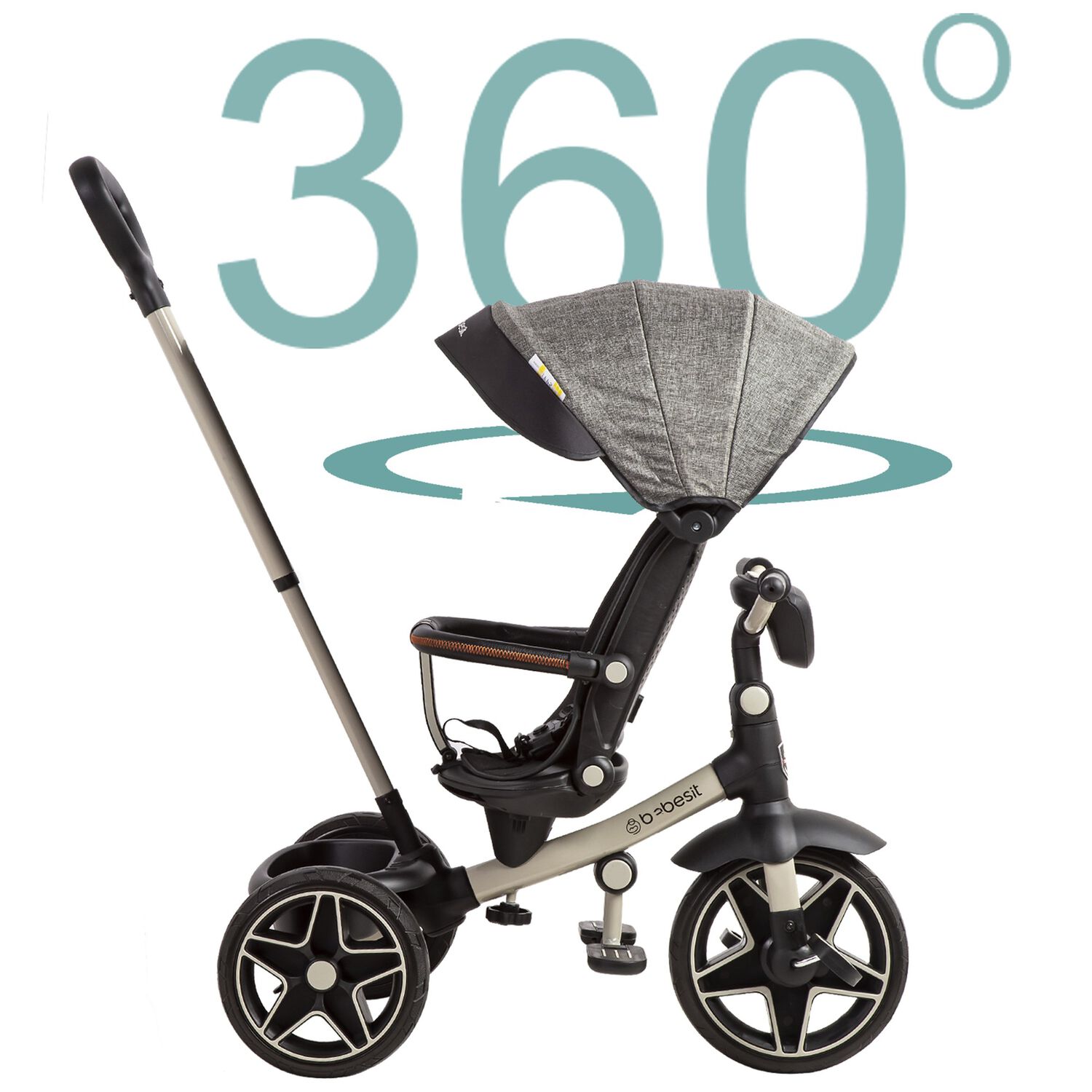 Triciclo Explorer Gris image number 3.0