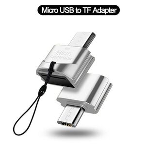 Adaptador Micro Usb A Lector Tarjeta De Memoria Micro Sd Para Celulares Porta Memoria Android