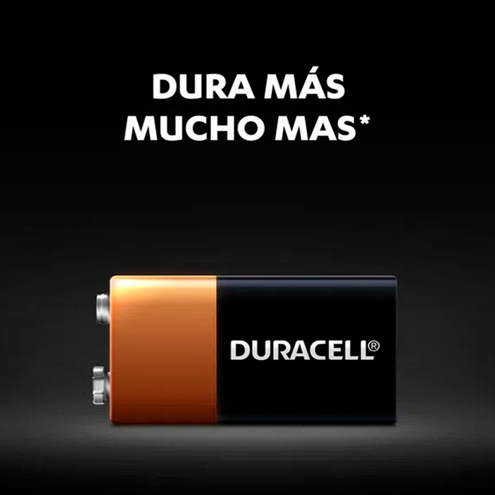Pilas Alcalina Duracell 9V x1 Blister [ MN1604B1 ] image number 2.0