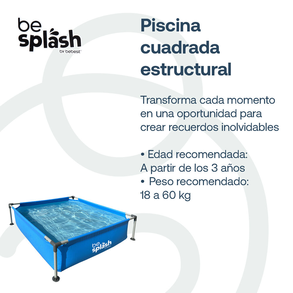 Piscina Estructural 152x152x33cm Besplash image number 2.0