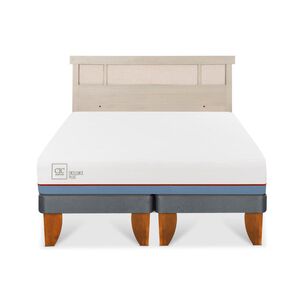 Cama Europea Cic Excellence Plus / 2 Plazas / Base Dividida + Respaldo