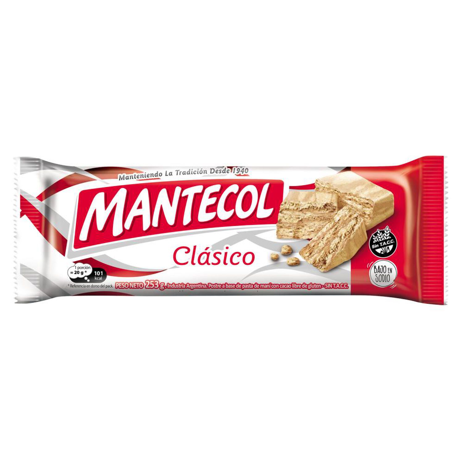 Barra Mantecol Cl&aacute;sico 253g image number 0.0