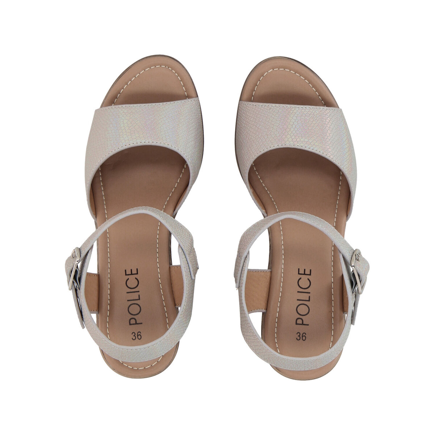 Sandalia Mujer Beige Trini 032 Police image number 1.0