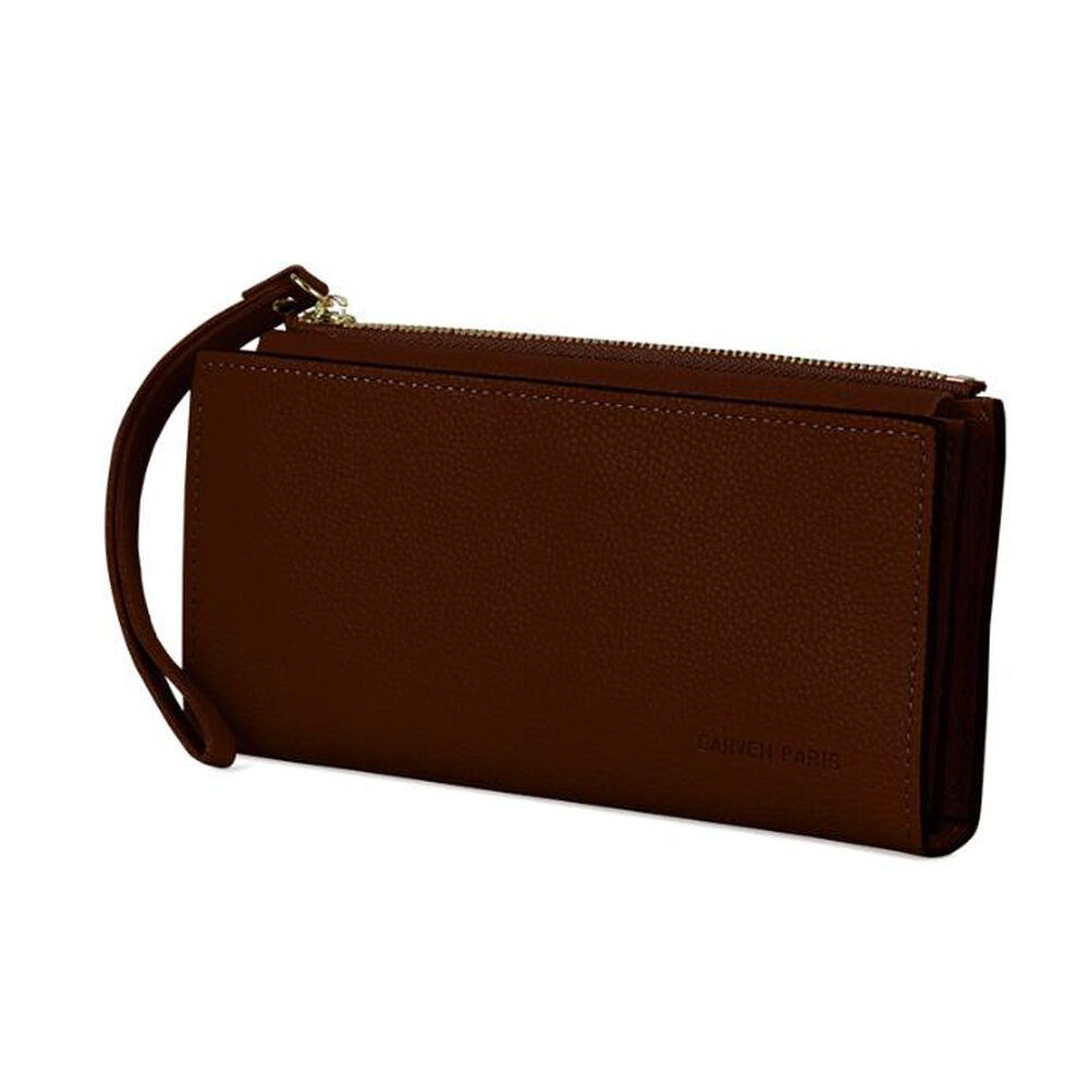 Billetera Mujer Delia Café Carven image number 0.0