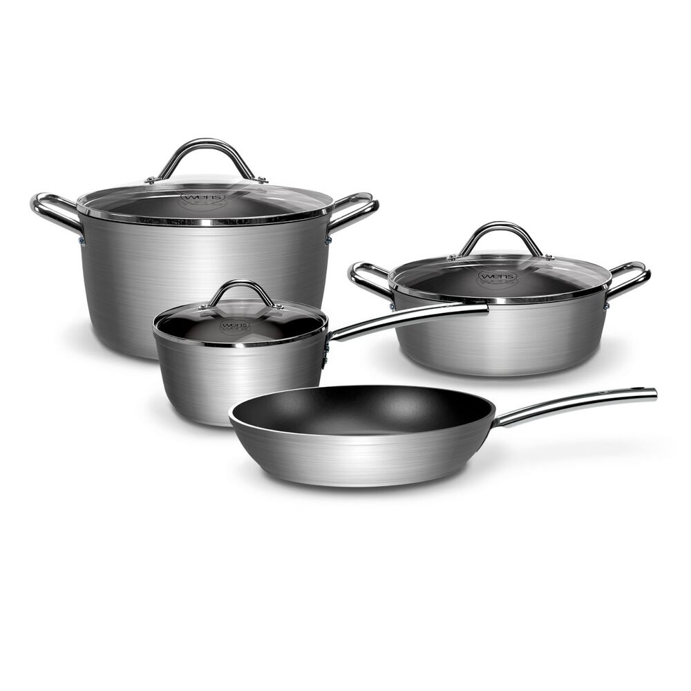 Bateria Cocina Wens Hard Anonized 7 Piezas Aluminio Forjado image number 0.0
