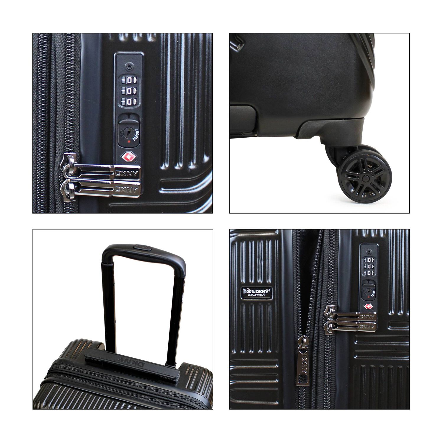 Pack 2 Maletas Donna Karan Urban Vibe S 10kg + L 23kg Negra Dkny image number 7.0