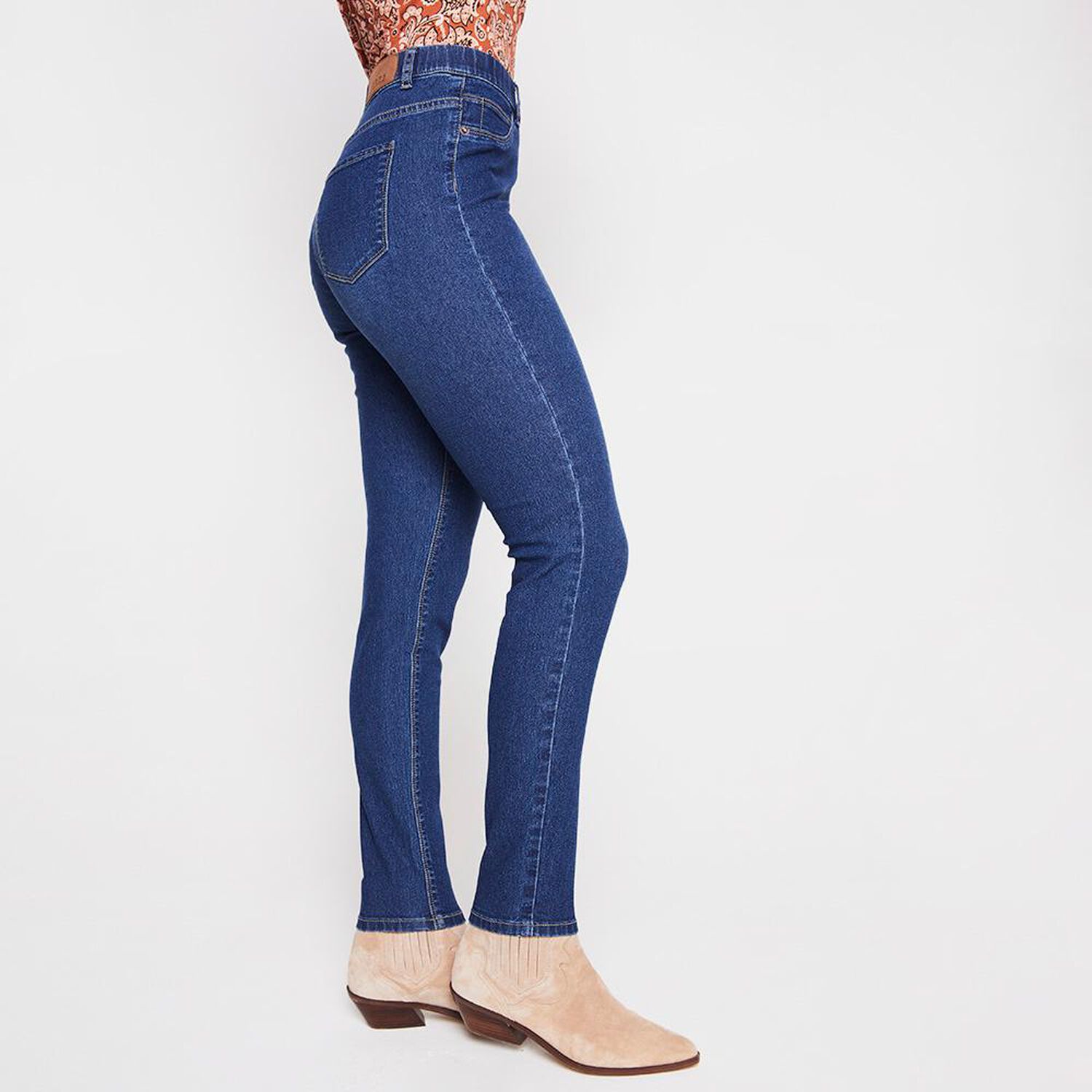 Jegging Tiro Alto Skinny Sin Cierre Mujer Geeps image number 5.0