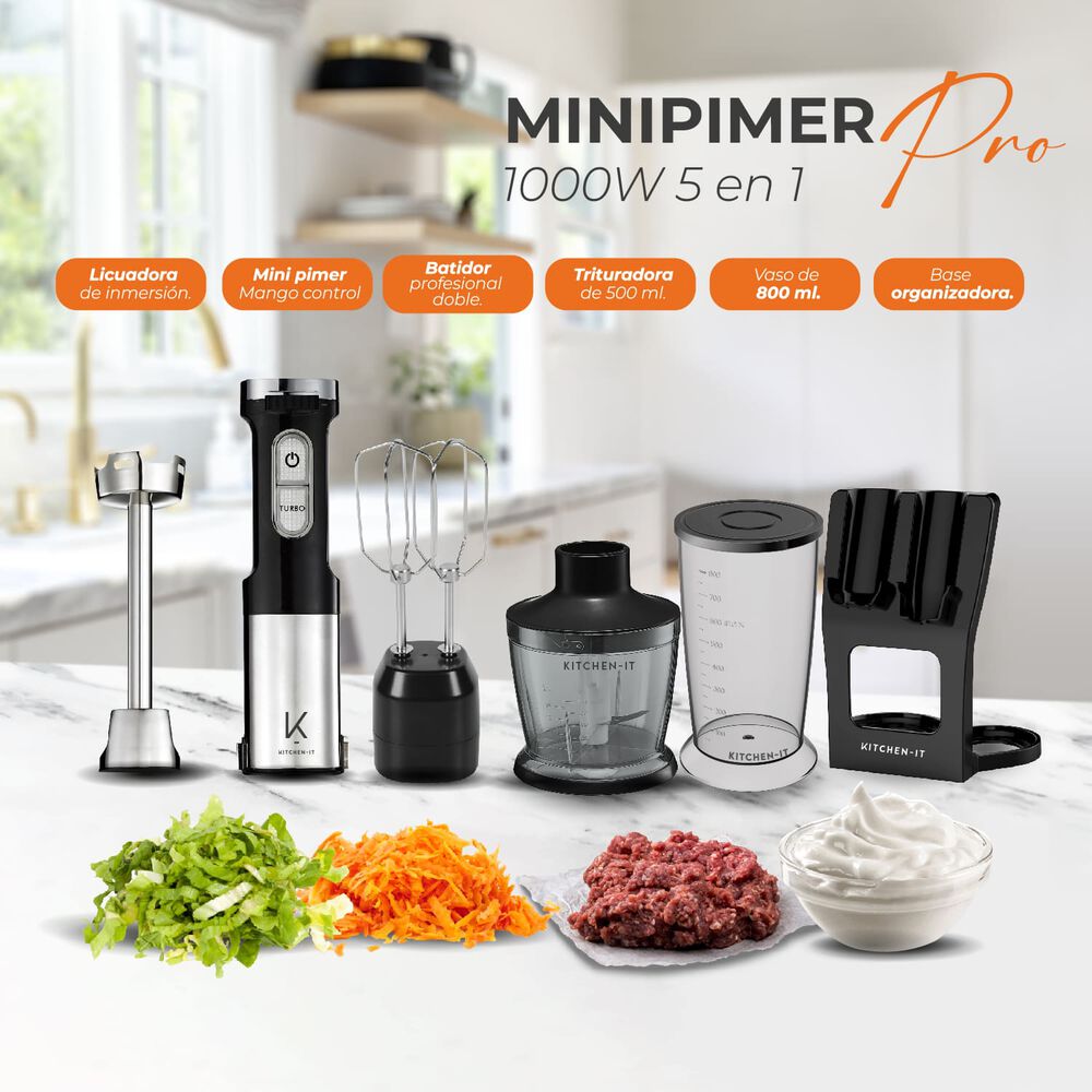 Minipimer Pro 1000w 5 En 1 image number 5.0