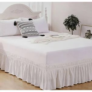 Faldon Liso Cama King