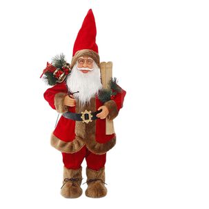 Viejo Pascuero Muñeco De Navidad 35 Cm Rojo