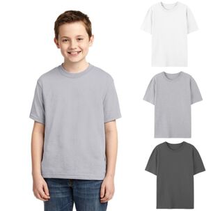 Pack 3 Poleras Manga Corta Algod&oacute;n Ni&ntilde;o Colores Surtidos