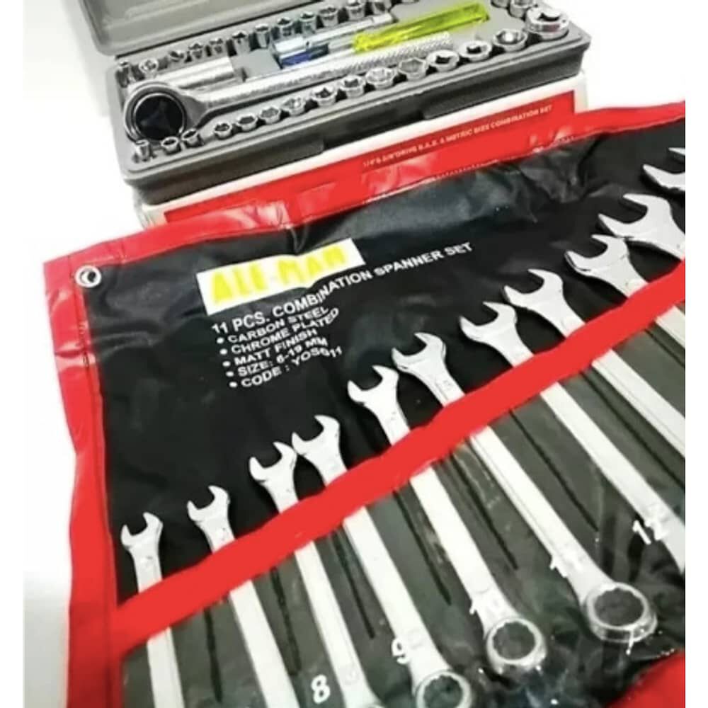 Juego De 11 Llaves Punta Corona + Caja De Dados 40 Piezas image number 1.0