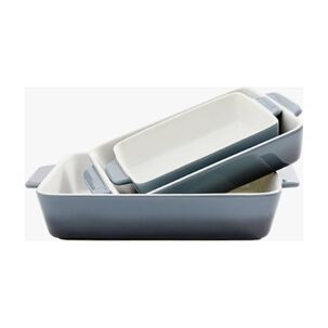 Set 3 Fuentes De Cer&aacute;mica Para Horno