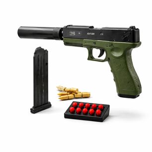 Juguete De Balines Blandos Y Silenciador Top Tiktok Glock 18