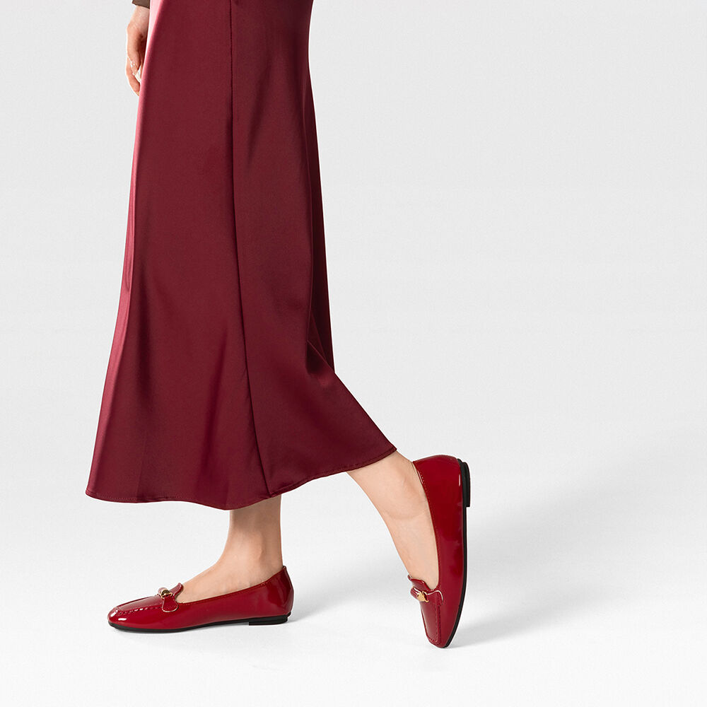 Mocasin Casual Mujer Vintage Charol Plano Weide You509 image number 2.0