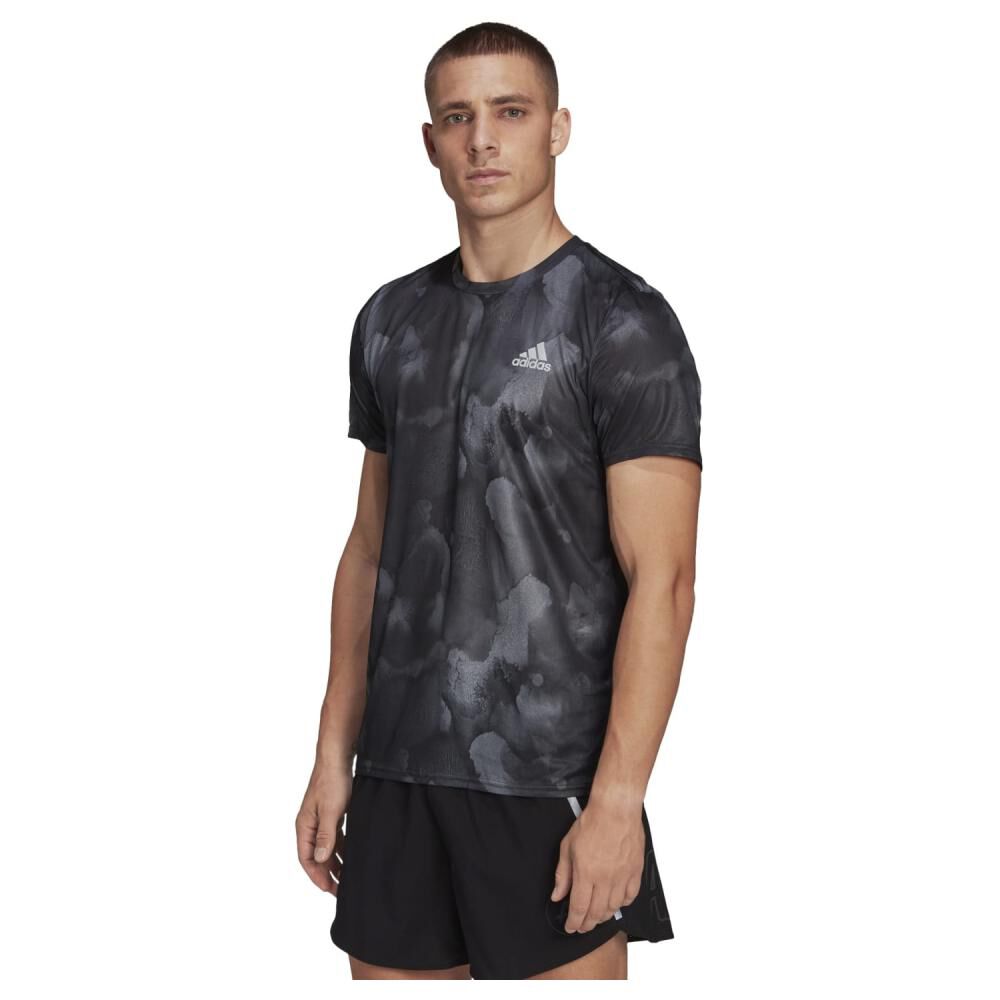 Polera Deportiva Hombre Adidas Fast Graphic image number 2.0