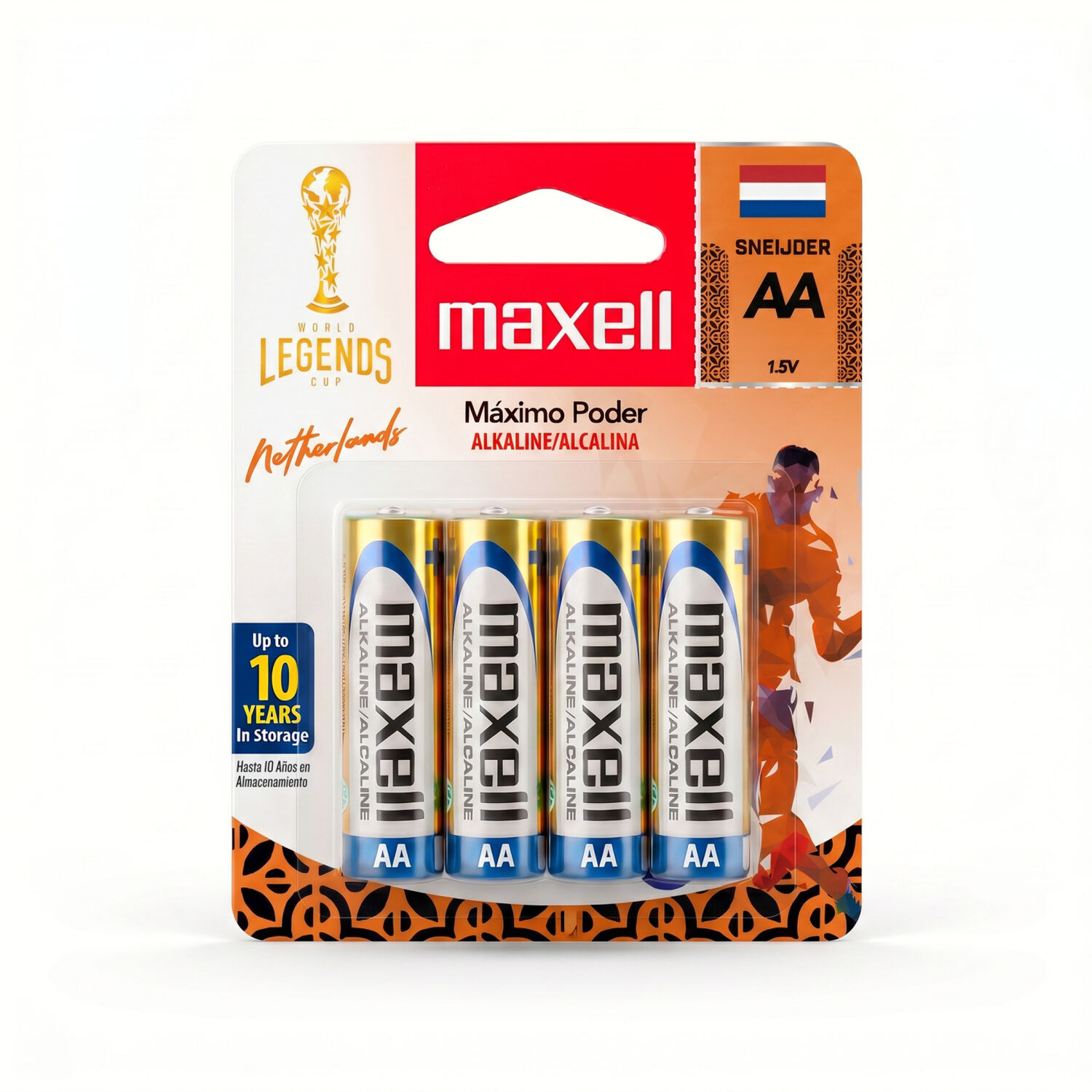 Pack 48 Pilas Alcalinas Aa 1,5v Leyendas Blister 4uds. image number 2.0