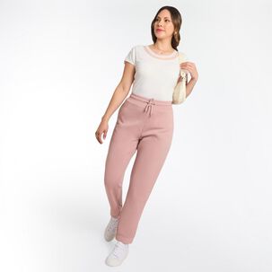 Pantalón Pretina Y Puño Tiro Medio Relax Mujer Sexy Large