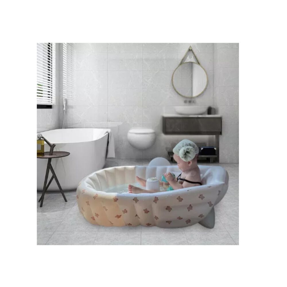 Ba&ntilde;era Inflable Piscina Bebes Antiresbalante C&oacute;moda Port&aacute;til image number 2.0