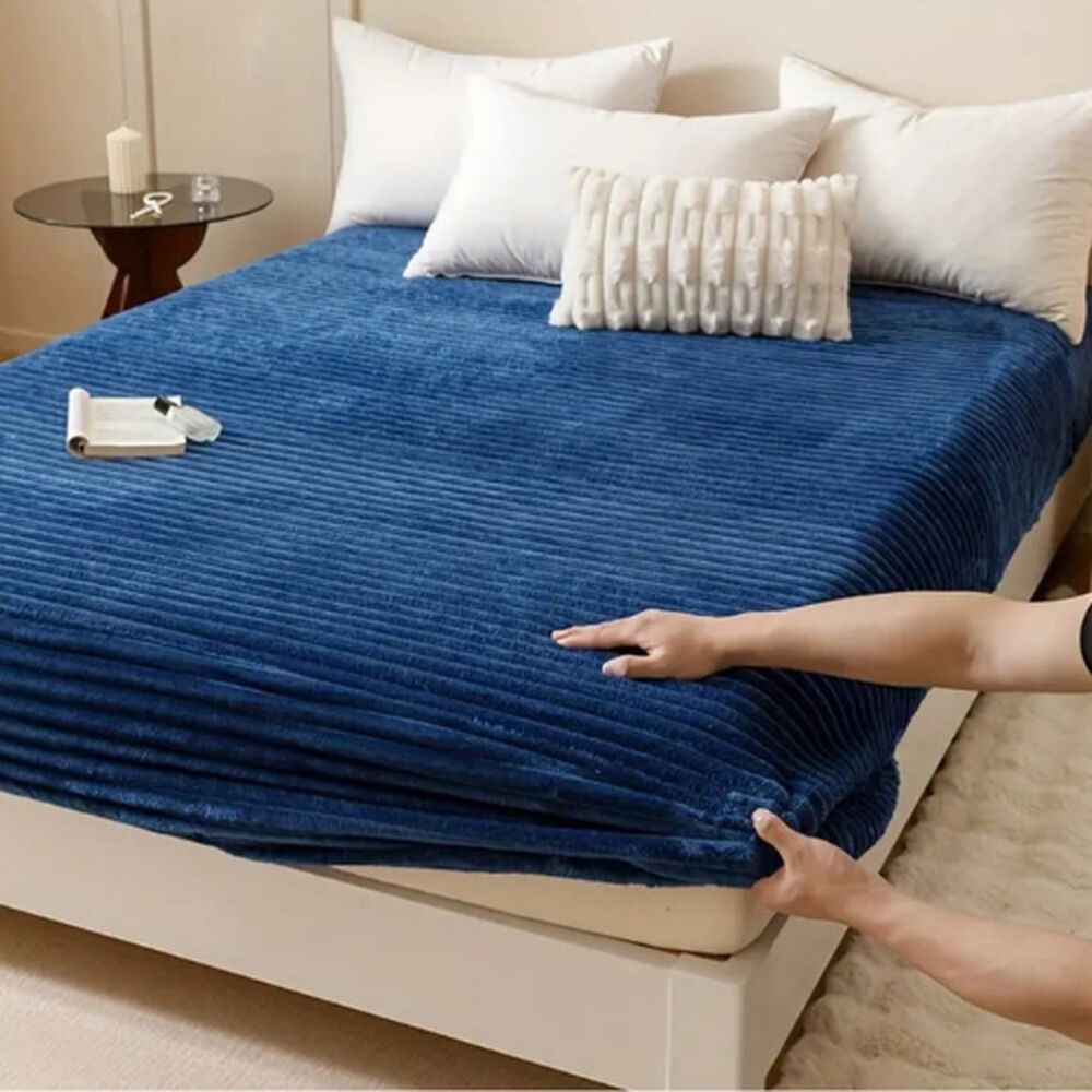 Manta Gruesa Frazada Polar Suave Ropa Cama 150 X 200 Sherpa image number 3.0