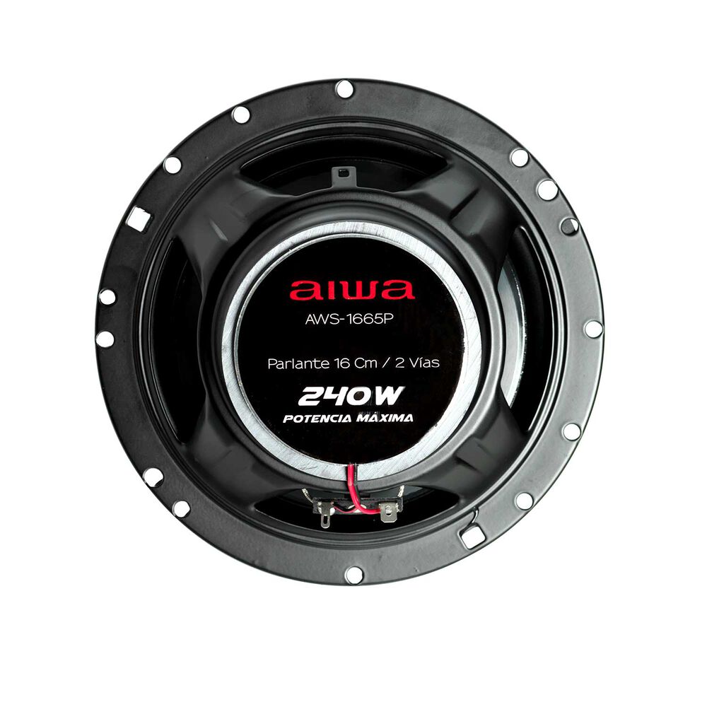 Parlantes Para Auto 16cm 2 Vías 240 Watts Aiwa Aws-1665p image number 3.0
