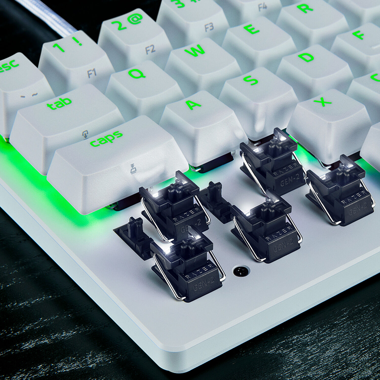 Teclado Gamer Razer Huntsman V3 Pro Mini White Ingl&eacute;s image number 5.0