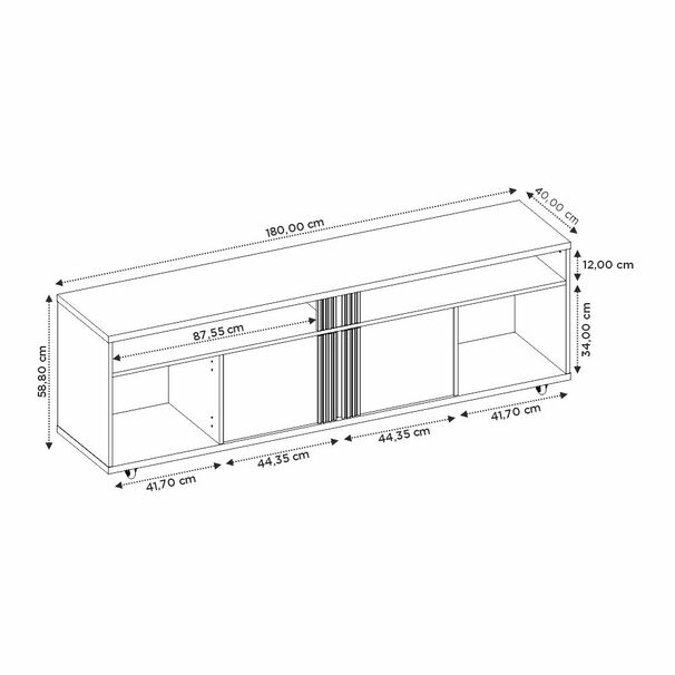 Rack Home Mobili Tv Sue / 1 Puerta(s) / No
