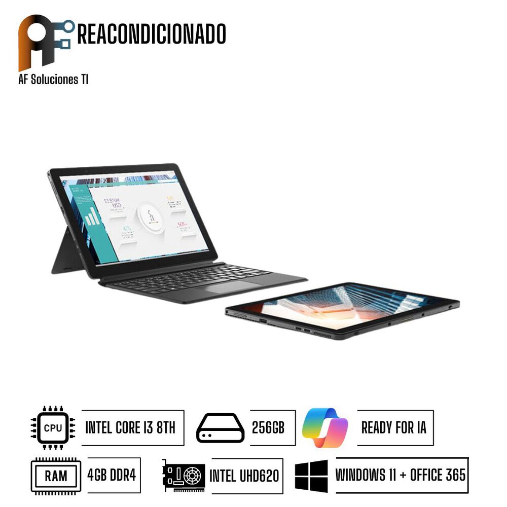 Dell Latitude 5285 2in1 Touch (i3 8th-4gb-256gb) (win11-office365) Reacondicionado image number 4.0