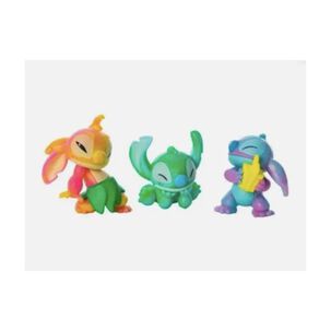 Disney Stitch Sprin Colecci&oacute;n Miniaturas 3 Figuras