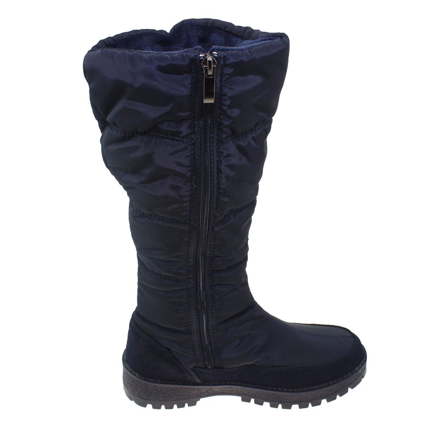 Bota Negra Forrada En Piel, Art. 5a552black / Via Franca image number 3.0