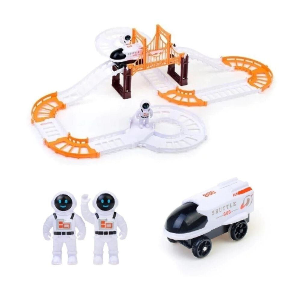 Juguete Pista De Auto Astronautas 14 Piezas Infantil image number 2.0