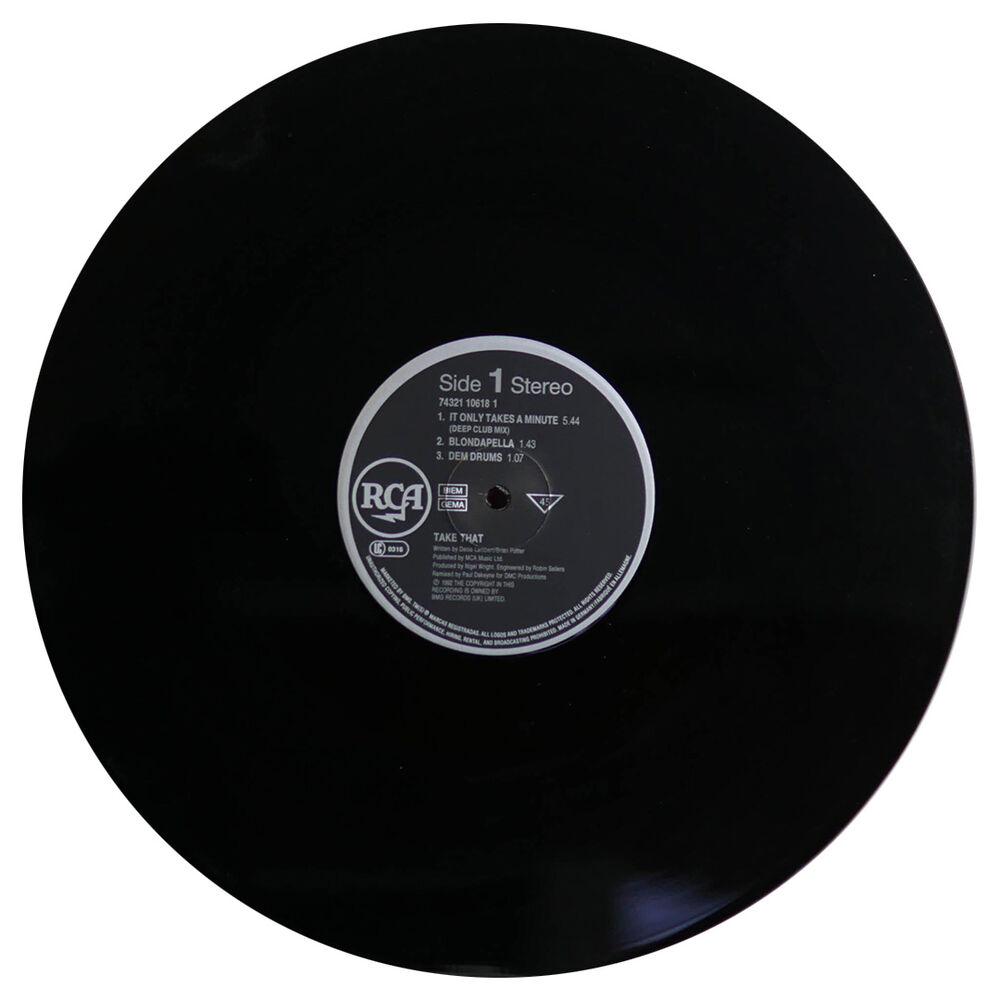Take That - It Only Takes A Minute | 12" Maxi Single Usado image number 2.0
