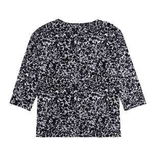 Polera Full Print Manga Larga Cuello Redondo Mujer Lesage