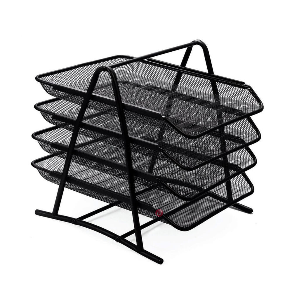 Bandeja Metálica Documentos 4 Niveles Hand - Ps image number 1.0