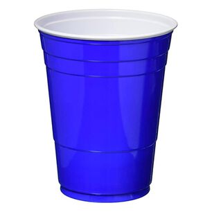 Vaso Bicolor 500 Cc Azul 10 Piezas Big Party